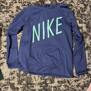 Nike Navy Sweatshirt with Mint Logo